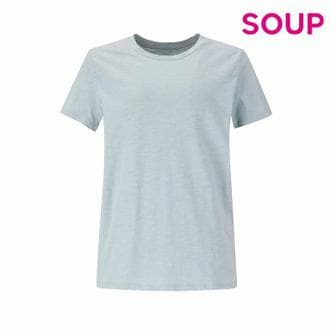 SOUP 슬럽 라운드 반팔 티셔츠 SA4ST90SG