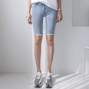 S L  워싱 5부 스판 데님 반바지 NK12 P 8_P303668248