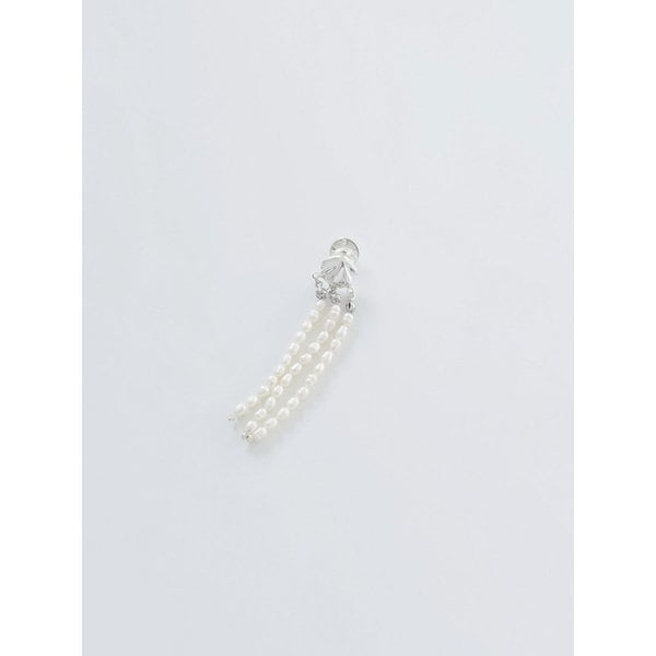 Sea Veil Pearl Drop Brooch