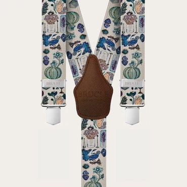 일모로 이태리 부르끌레 멜빵 신축성 Y자형 ALCHEMICAL PATTERN - Y36CGFA