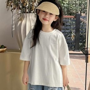 베비포 주니어 여아 반팔티 초등 푸드 그래픽 여름 티셔츠  UT1