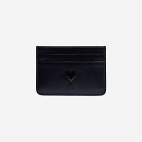 아미 하트 로고 레더 카드 홀더 블랙 아미 de Coeur Leather Card Holder Black