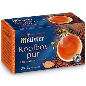 독일 메쓰머 퓨어 마일드 루이보스티 홍차 블랙티 MESSMER Rooibos pur 20티백 4개