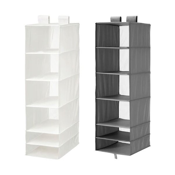 SKUBB 스쿠브 6단 수납함/행거/옷걸이/의류정리/옷장/패브릭/정리함