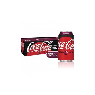  Coca Cola코카콜라  체리  제로  코크  355ml  x  12캔