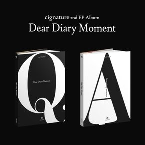 [CD] [버전랜덤. 포스터품절] 시그니처 (Cignature) - Dear Diary Moment (2Nd Ep) / Cignature - Dear Diary Moment (2Nd Ep)