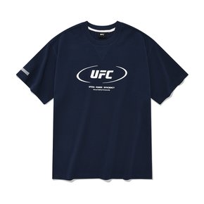 UFC 액티브 빅로고 릴렉스핏 반팔 티셔츠 네이비 U2SSU2306NA