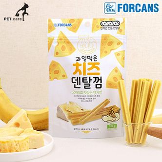 오너클랜 포켄스 과일먹은 치즈덴탈 껌 바나나 100g