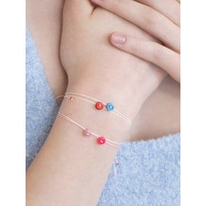 mini bouton bracelet (7colors)