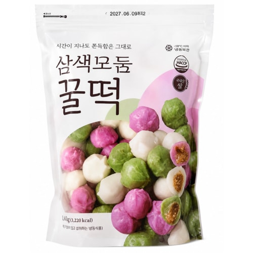 삼색모듬꿀떡 1.4kg
