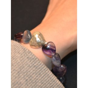 heart in fluorite