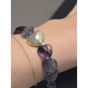 heart in fluorite