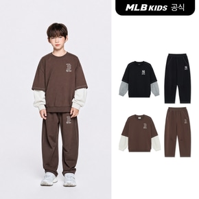(공식)26FW 스트릿 그래픽 레이어드 맨투맨 세트 (2color) 7AS2B1064