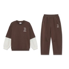 (공식)26FW 스트릿 그래픽 레이어드 맨투맨 세트 (2color) 7AS2B1064