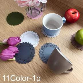 실리콘 컵받침 1P 11종 1p