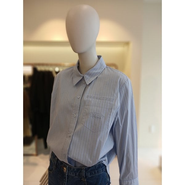 [여주점] 씨씨콜렉트 앞포켓스트라이프셔츠 E261msc101