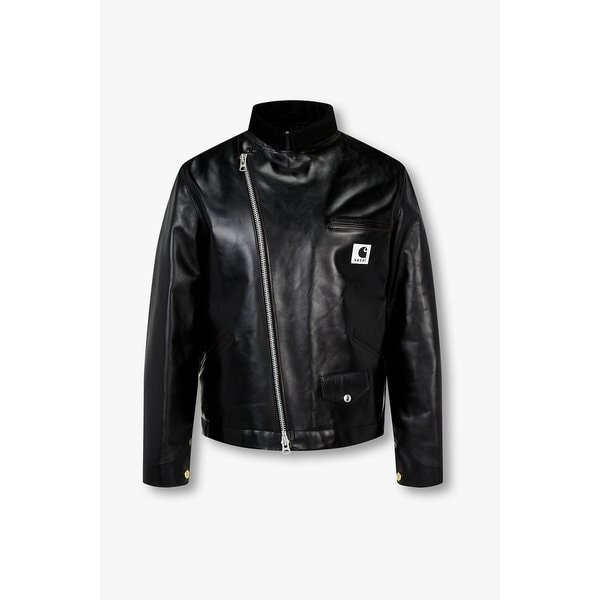 [CARHARTT WIP] 남성 지퍼드 레더 자켓 6425301700000