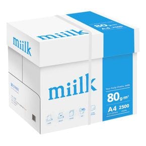 밀크 A4 복사용지(A4용지) 80g 2500매 1BOX[26776555]