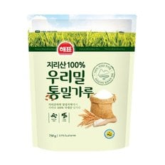 [푸른들마켓][해표] 우리밀통밀가루750g