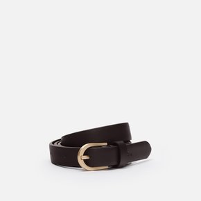Small Around belt Umber with Gold buckle 로서울 벨트