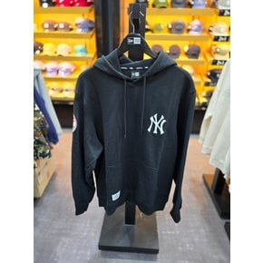 [여주점] (14179206) AP MLB SLEEVE PATCH HD41 NEYYAN BLK 후드티