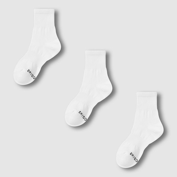 여 액티브 서포트 중목 양말 3족 J146903205001