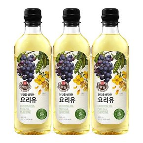 백설 건강을 생각한 요리유 900ml x 3개