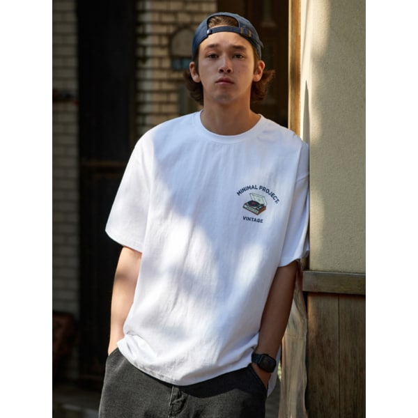 턴 테이블 빈티지 오버핏 반팔티셔츠 MST148 / 4color