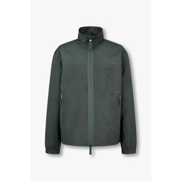ARMANI EXCHANGE AX남성 린넨 블렌드 집업 자켓A414110014다크카키