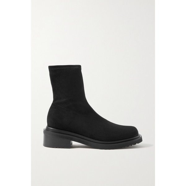 바이파 Kah Stretch-suede Ankle Boots 블랙 13452677150905467