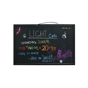 LED 형광 보드판 네온보드 블랙보드 40x60cm 칠판