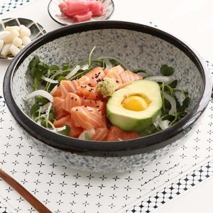  일본 회덮밥 나미 비빔기 면기 우동기 그릇 DF21
