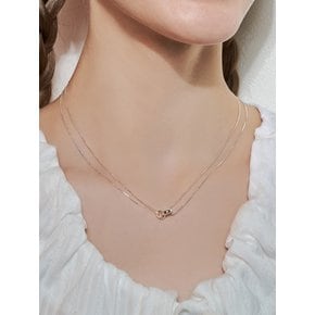 [sv925] O-ring Layered necklace