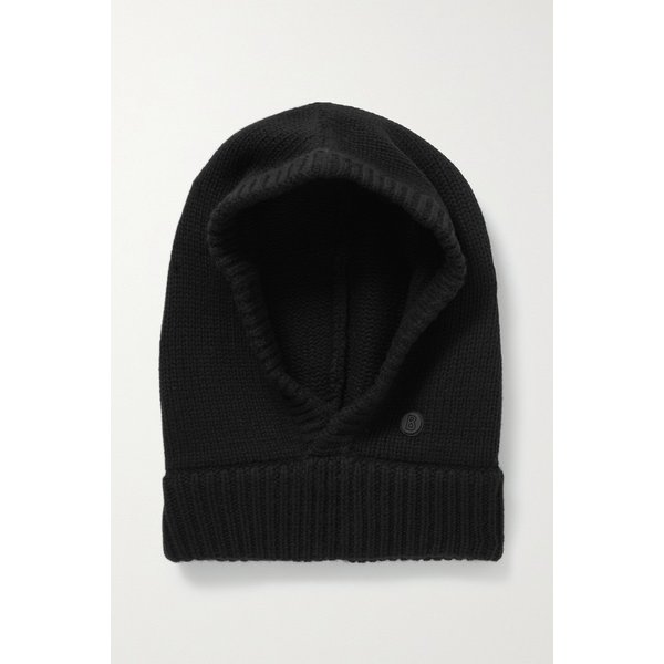 버니 아플리케 울 캐시미어 혼방 후드 블랙 24772899113527358