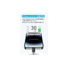 Anker 310 고내구 나일론 USB-C & 라이트닝 케이블 MFi인증 iPho