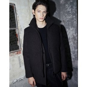 [23FW] [Premium Wool] 다크그레이 구스다운 베스트 점퍼 JNJU3D006G3