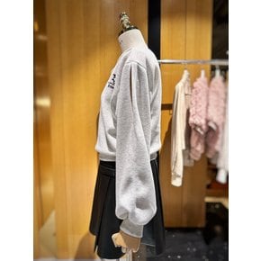 [시흥점] 여성 소매 트임 자수 포인트 루즈핏 티셔츠(ER1CL668)