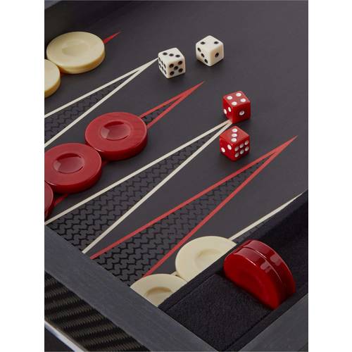 [해외배송] 95021-0006 쇼파드 클래식 레이싱 우드 & 카본 파이버 BACKGAMMON 셋 B0080104303