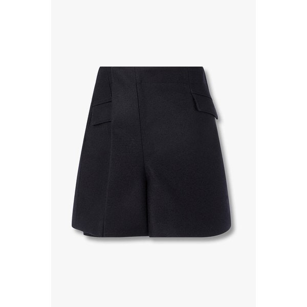 여성 울 멜턴 미니 스커트 6415316126000