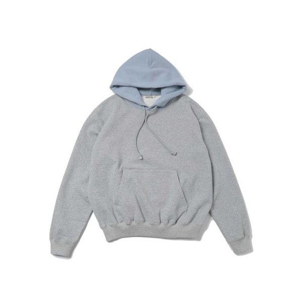 26SS 오라리 후드 티셔츠 A26SP01TU TOP GRAY DUSTY BLUE DOM