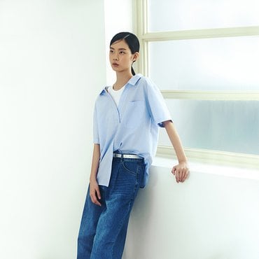 LAP 나시 레이어드 스트라이프셔츠 AR2WB563