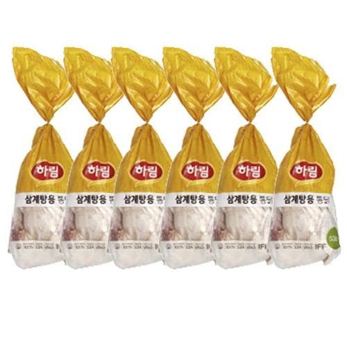 하림 냉동 IFF 삼계탕용 통닭 영계 530g x 6개(1)