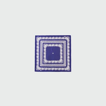 EENK YUEE Lace-printed Scarf - Blue