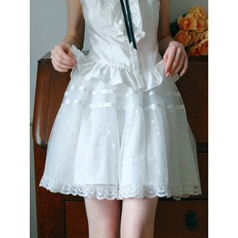 쎄무아듀 Cest_Fairy lace banding skirt