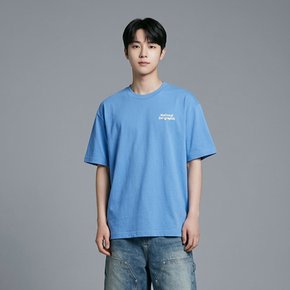 N262UTS901 소로나 쿨 그리핀 세미오버핏 반팔 티셔츠 MARINE BLUE