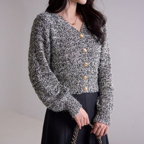 브이넥 부클 보카시 가디건_M2510CD619C