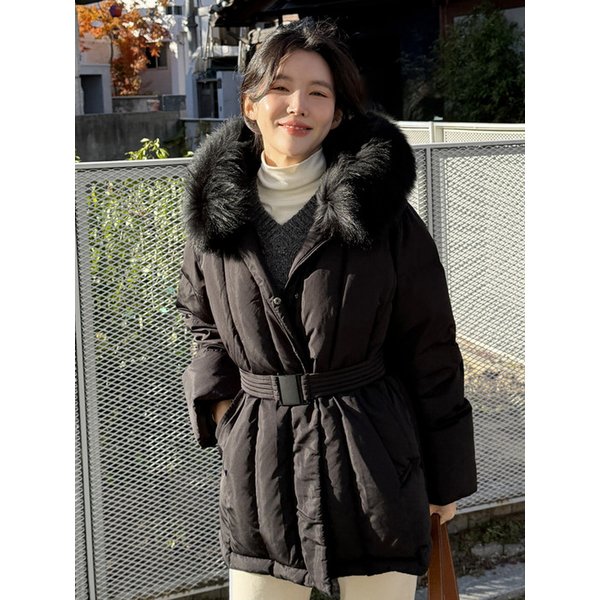 로웰 폭스퍼 덕다운 패딩 / LOWELL FOXFUR DUCKDOWN PADDING_2colors