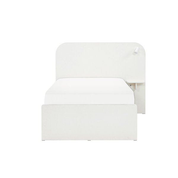 뉴아빌 조명침대_화이트 (옵션 택1)