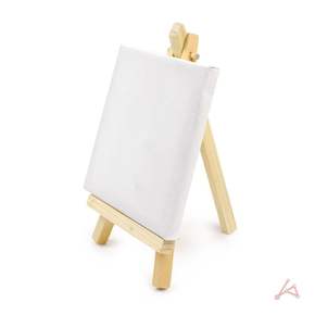 이젤+캔버스 10X10cm 미니 사안 세트