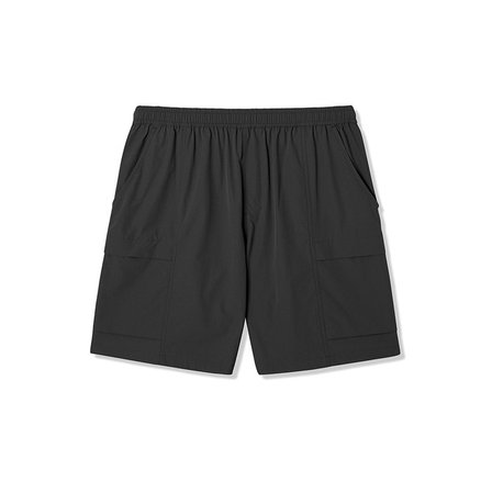 애드호크 남성 풀밴딩 우븐 카고 쇼츠 (BLACK) (HB4SP41)